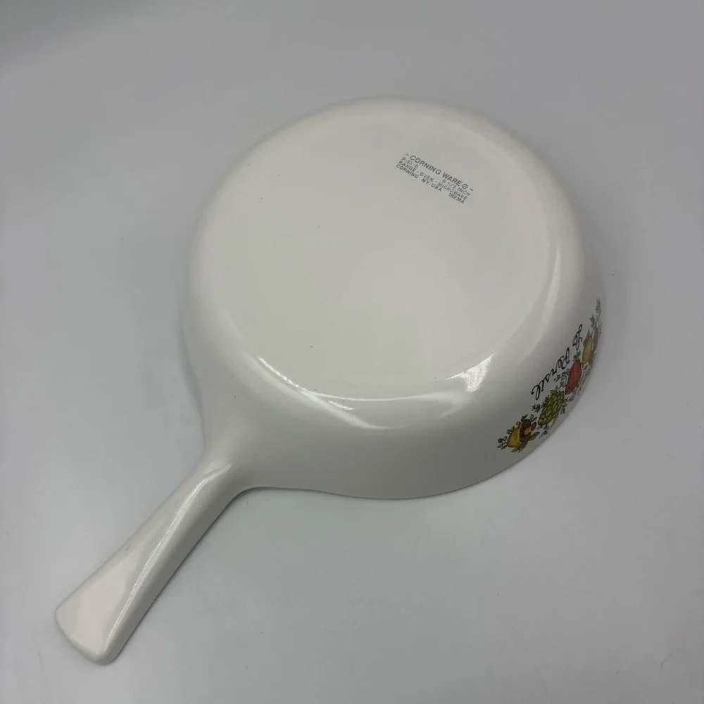 Corning Ware Skillet 6.5 Inch White Le Persil Spice of Life P-83-B NO Lid‎